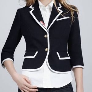 Thom Browne Navy Nautical blazer